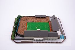 Colchester United - Layer Road, Made circa 1986 by John Le Maitre using traditional modelling
