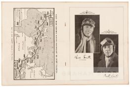 A collection of motor sport ephemera, comprising: a programme for the first Speedway meeting at