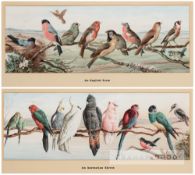 After Harry Bright (1846-1895) An English Team and an Australian Eleven, a cricket themed pair of