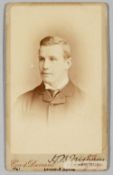 Henry Barrington Tristram signed carte de visite, 1861, photographic carte de visite by Co &