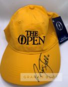 Sir Nick Faldo (ENG) signed yellow 