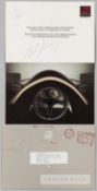 Signed personal Christmas Card sent from the F1 racing driver Ayrton Senna to Phil Boore of