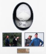 A Nike golf cap signed on a Charity Golf Day by footballers Johan Cruyff, Ruud Gullit, Jamie