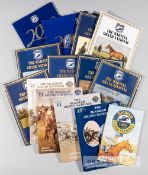 Near-complete run of Aintree Grand National race cards 1986 to 2002,  lacking 1999 to 2001 (14)