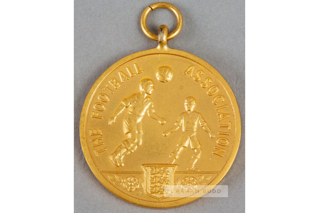 Football Association Challenge Cup specimen runners-up medal, post 1953, obverse inscribed THE - Image 1 of 4
