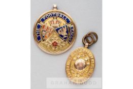 Football League representative medal awarded to Everton FC's Joe Clennell for the match v Ireland at