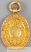 Football League representative medal awarded for the match v Irish Football League at Windsor