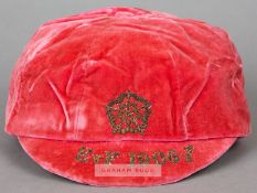 England cap awarded for the very first official Amateur International fixture v France at Parc des