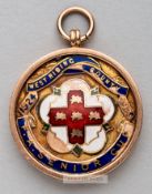 West Riding County F.A. Senior Cup runners-up medal awarded to Huddersfield Town's Charlie Wilson in