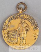 1956 F.A. Cup Final referee's medal, silver-gilt, Birmingham,1955-56, by Fattorini & Sons Ltd.,