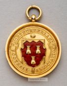 Northumberland Football Association Senior Cup winner's medal awarded to Newcastle United's Frank