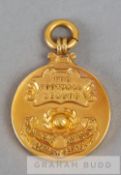 Football League Division Three Northern Section championship medal awarded to a Barnsley FC player