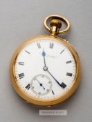 18ct. gold pocket watch presented to Charlie Wilson of Huddersfield Town FC commemorating the 1923-