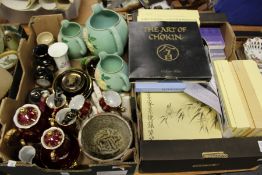 A quantity of collector's plates and other decorative china.