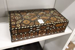 An eastern inlaid box.