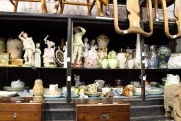 A good collection of decorative china, glass etc.