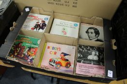 A collection of children's records to include Beatrix Potter, Treasure Island, Noddy etc.