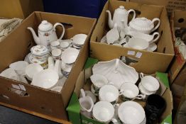 A quantity of Spode and other tea and coffee services etc.