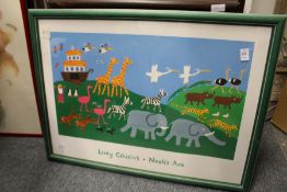 Lucy Cousins 'Noah's Ark' colour print.