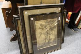 Various engravings, prints etc.