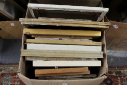 A quantity of paintings and prints.