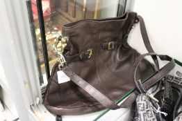 A large Mulberry Hobo bag.