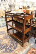 A good mahogany three tier buffet in the Victorian style.