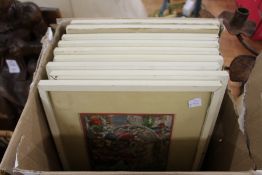 A good set of hand-coloured neo-classical prints.