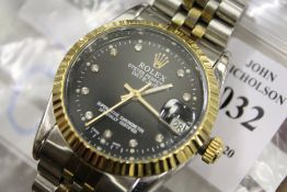 A gent's wristwatch.