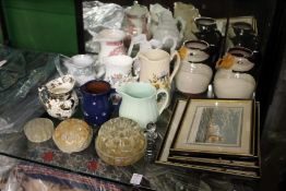 A quantity of decorative and household china, glass etc.