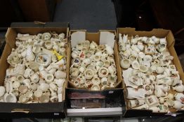 A large collection of crested china.