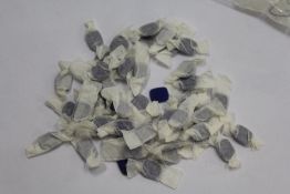 Loose lapis lazuli stones.