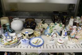 A quantity of decorative and ornamental china.