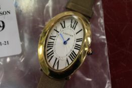 A ladies' wristwatch.