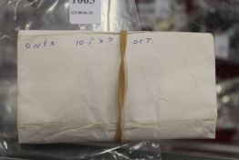 A quantity of onyx gem stones.