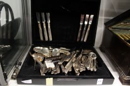 A canteen of cutlery.