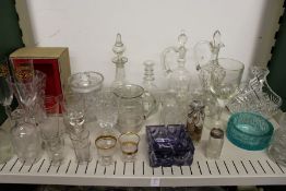 Decorative and household glassware.