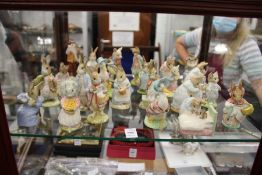 A large quantity of Royal Albert and Beswick Beatrix Potter figures.