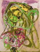 20th century school, 'Wedding Picture', an abstract composition, mixed media, indistinctly signed,