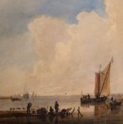 Thomas Shotter Boys (1803-1874) British. After the Painting by Simon de Vlieger in the Louvre,