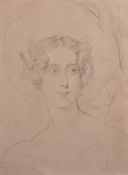 After Sir Thomas Lawrence, 'the Countess of Wilton', and a later copy of Saxtons map of Kent,