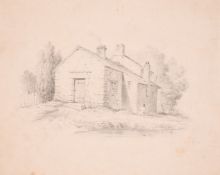 A Collection of Six 19th Century Pencil Sketches, some Inscribed, Unframed (6).
