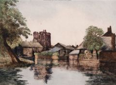 William Tatton Winter (1855-1928). 'Sudbury Watch Tower, Canterbury' Etching, Signed in Pencil.