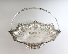 A PLATED CAKE BASKET.