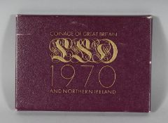 A PRE-DECIMAL COINAGE OF GREAT BRITAIN AND NORTHERN IRELAND 1970, half a crown to half a penny (5).