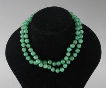 A JADE NECKLACE.