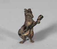 A BRONZE RAT GROUP. 2ins.