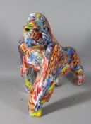 A GRAFFITI APE. 17ins high.