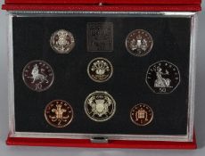 1986 UNITED KINGDOM PROOF COIN COLLECTION, one pound to one penny (8 coins).