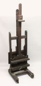 A VERY GOOD VICTORIAN PAINTERS EASEL.